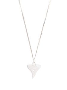 True Rocks collier à pendentif dent de requin - Argent