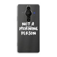 Morning person: Sony Xperia Pro-I Transparant Hoesje