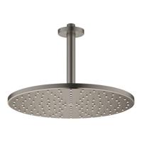 GROHE Rainshower Mono 310 Hoofddouche - 31cm - 1 straalsoort - plafondarm 14.2cm - geborsteld hard graphite 26560al0 GROHE Rainshower Mono 310 Hoofddouche - 31cm - 1 straalsoort - plafondarm 14.2cm - geborsteld hard graphite 26560al0