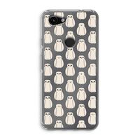 Uilen: Google Pixel 3a Transparant Hoesje