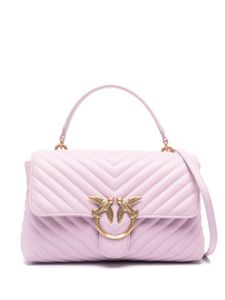 PINKO sac porté épaule matelassé Love One - Violet