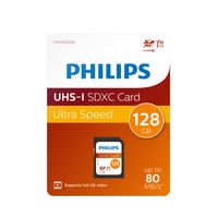 Philips SDXC geheugenkaart 128GB - Class 10 - UHS-I U1 - FM12SD55B - thumbnail