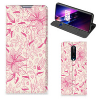 OnePlus 8 Smart Cover Pink Flowers