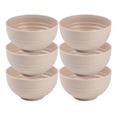 Plasticforte Kommetjes - 6x - schaaltjes - Dessert en ontbijt - Kunststof - D13 cm - Beige Plasticforte Kommetjes - 6x - schaaltjes - Dessert en ontbijt - Kunststof - D13 cm - Beige