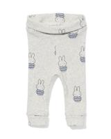 HEMA Nijntje newborn meegroeilegging rib grijsmelange (grijsmelange)