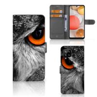 Samsung Galaxy A42 5G | Telefoonhoesje | Met pasjeshouder | Uil