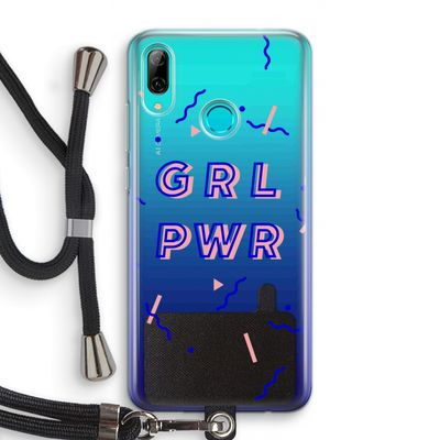 GRL PWR: Huawei P Smart (2019) Transparant Hoesje met koord