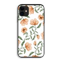 Peachy flowers: iPhone 11 Biologisch afbreekbaar hoesje