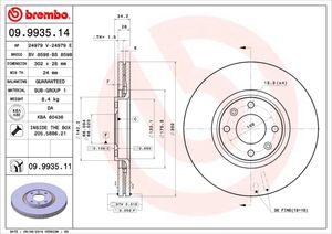 Remschijf BREMBO, Remschijftype: Binnen geventileerd, u.a. für Citroën, Peugeot