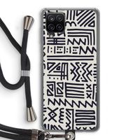 Marrakech print: Samsung Galaxy A12 Transparant Hoesje met koord