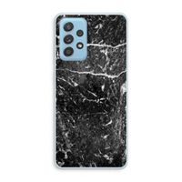 Zwart marmer: Samsung Galaxy A73 Transparant Hoesje