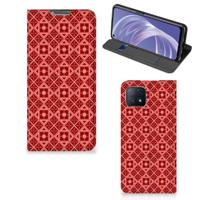 OPPO A73 5G | Hoesje met Magneet | Batik Rood