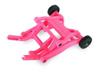 Wheelie bar, assembled (pink) (fits Stampede, Rustler, Bandit series)