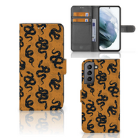 Telefoonhoesje met Pasjes voor Samsung Galaxy S21 FE Snakes - thumbnail
