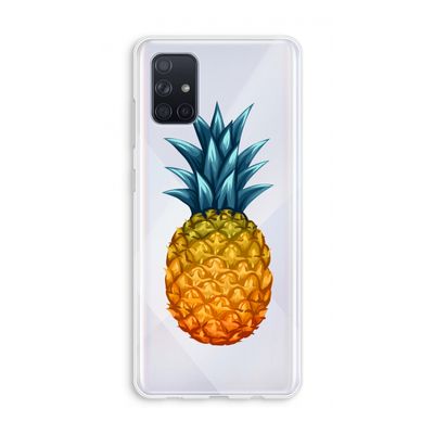 Grote ananas: Galaxy A71 Transparant Hoesje