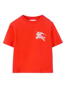 Burberry Kids t-shirt en coton à logo - Orange