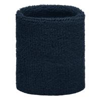 Navy blauw zweetbandje voor pols Navy blauw zweetbandje voor pols