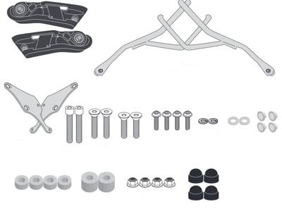 GIVI TR Remove-X Zadeltashouders, Motorspecifieke bagage, TR2139