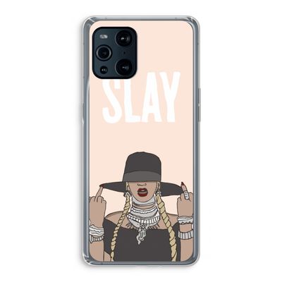 Slay All Day: Oppo Find X3 Transparant Hoesje