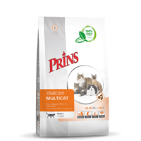 Prins Vitalcare Multicat kattenvoer 10kg