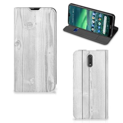 Nokia 2.3 Book | Wallet Case | White Wood