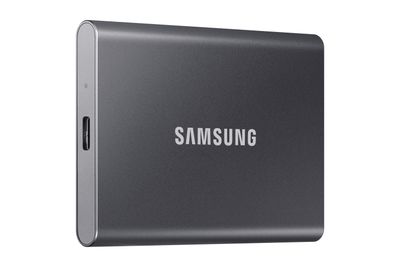 Samsung Portable T7 1 TB Externe SSD harde schijf USB-A 3.2 Gen 2 Grijs MU-PC1T0T/WW