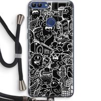 Vexx Black City : Huawei P Smart (2018) Transparant Hoesje met koord
