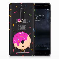 Nokia 5 Siliconen Case Donut Roze - thumbnail