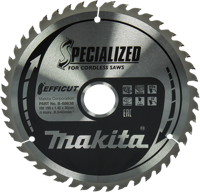 Makita Accessoires cirkelzaagblad hout | efficut 190x30x1,45 45t 23g - b-68638 - b-68638