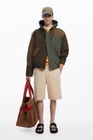 Jas met capuchon en patches - GREEN - M