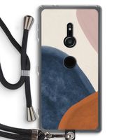 Geo #1: Sony Xperia XZ2 Transparant Hoesje met koord