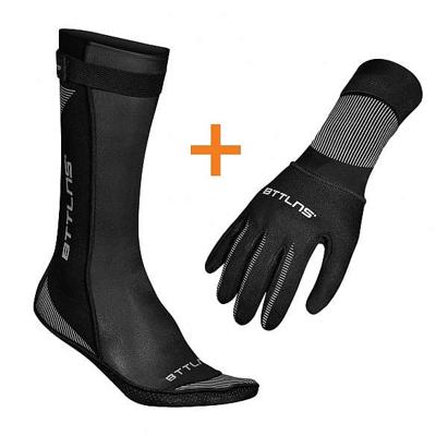 BTTLNS Neopreen zwemsokken en zwemhandschoenen voordeelset