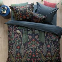 PiP Studio Pavoni Dekbedovertrek Donkerblauw-1-persoons (140 x 200/220 cm)