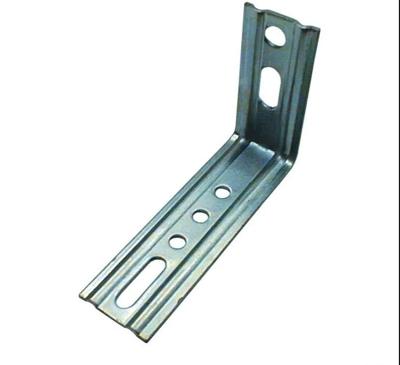 Waelbers Kozijnhoek m/ril 90°90x65mm, blauw verzinkt (GV) - 100 Stuk(s) - 470331EAN.13