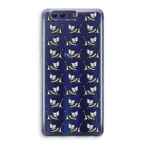 Zwarte poes: Honor 9 Transparant Hoesje