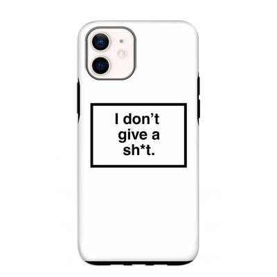 Don't give a shit: iPhone 12 mini Tough Case