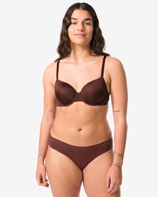 HEMA Dameshipster Second Skin Micro Donkerbruin (donkerbruin)