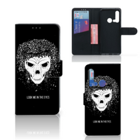 Telefoonhoesje met Naam Huawei P20 Lite (2019) Skull Hair - thumbnail