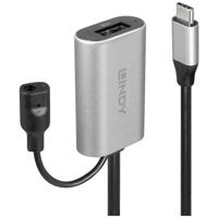 LINDY USB-kabel USB 3.2 Gen1 (USB 3.0 / USB 3.1 Gen1) USB-C stekker, USB-A bus 5.00 m Zwart, Grijs 43270 - thumbnail