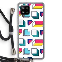 8-bit N°7: Samsung Galaxy A42 5G Transparant Hoesje met koord