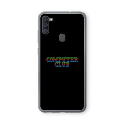Retro: Samsung Galaxy A11 Transparant Hoesje