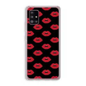 Lips: Samsung Galaxy A51 5G Transparant Hoesje