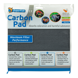 Superfish Carbon Pad 45x25 cm - pH-Neutrale Vijverfilter voor Helder Water