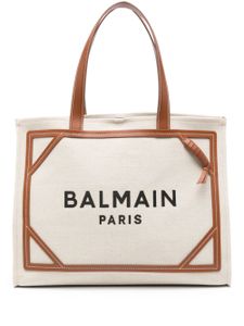 Balmain B-Army logo-print tote bag - Tons neutres