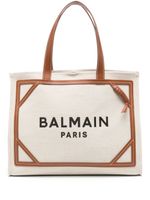 Balmain sac cabas à logo B-Army imprimé - Tons neutres - thumbnail