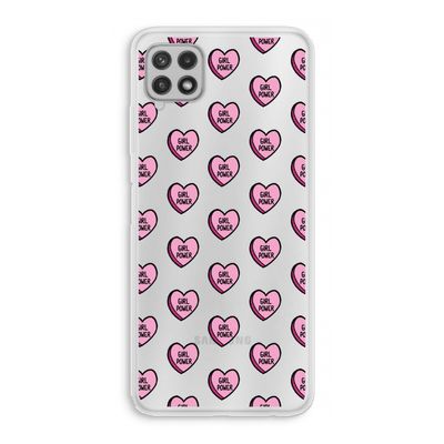 GIRL POWER: Samsung Galaxy A22 4G Transparant Hoesje