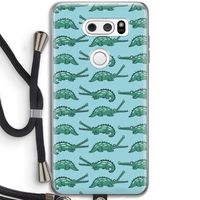 Kroko: LG V30 Transparant Hoesje met koord