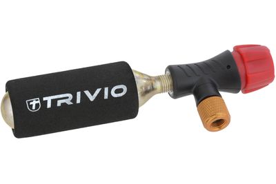 Trivio - co2 adapter + co2 patroon 16 gram + neoprene huls