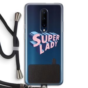 Superlady: OnePlus 7 Pro Transparant Hoesje met koord