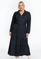 Yoek Jurk DENIM | Zwart | Maat 58/60